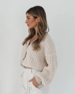Online Mykelti Cardigan - Camel Print Cardigans|Knitwear & Jumpers