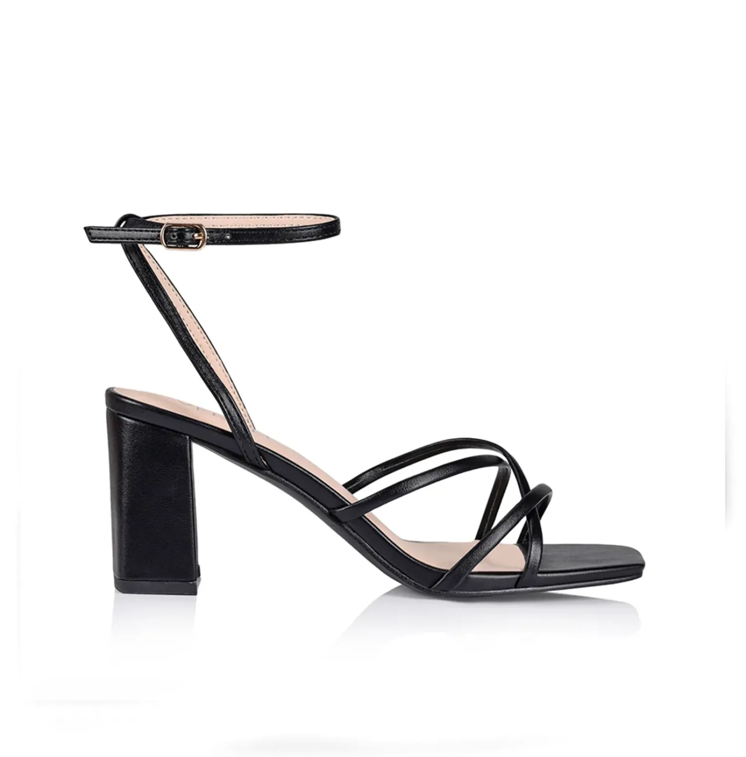 Hot Nakita Heels - Black Smooth Accessories|Heels