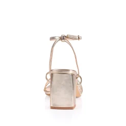 Online Nakita Heels - Champagne Metallic Heels|Accessories