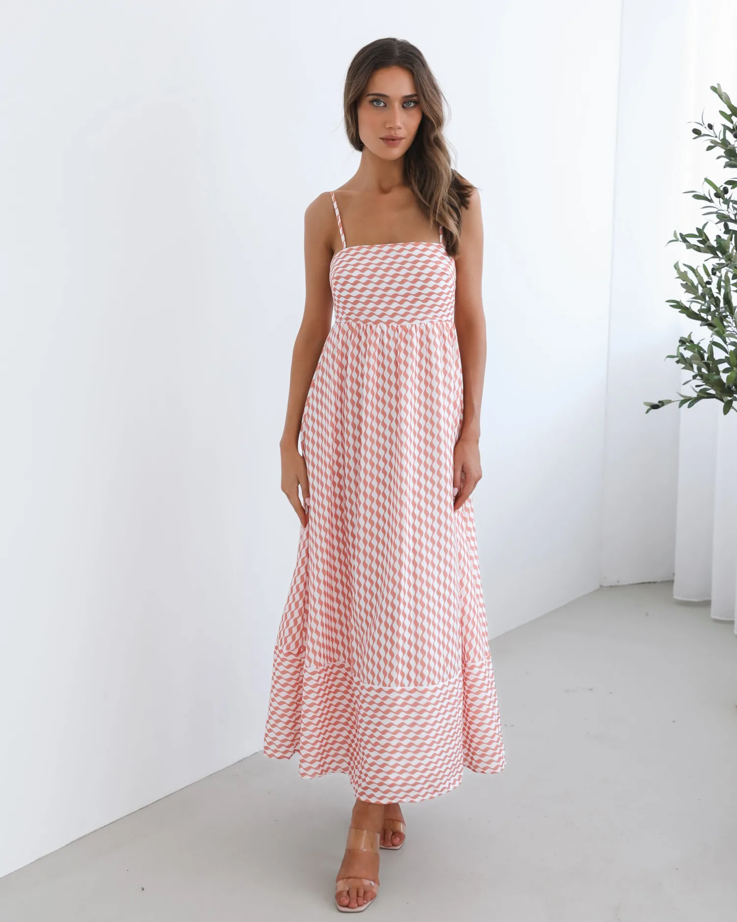 Discount Nelani Dress - Orange Print Maternity Dresses|Maxi Dresses