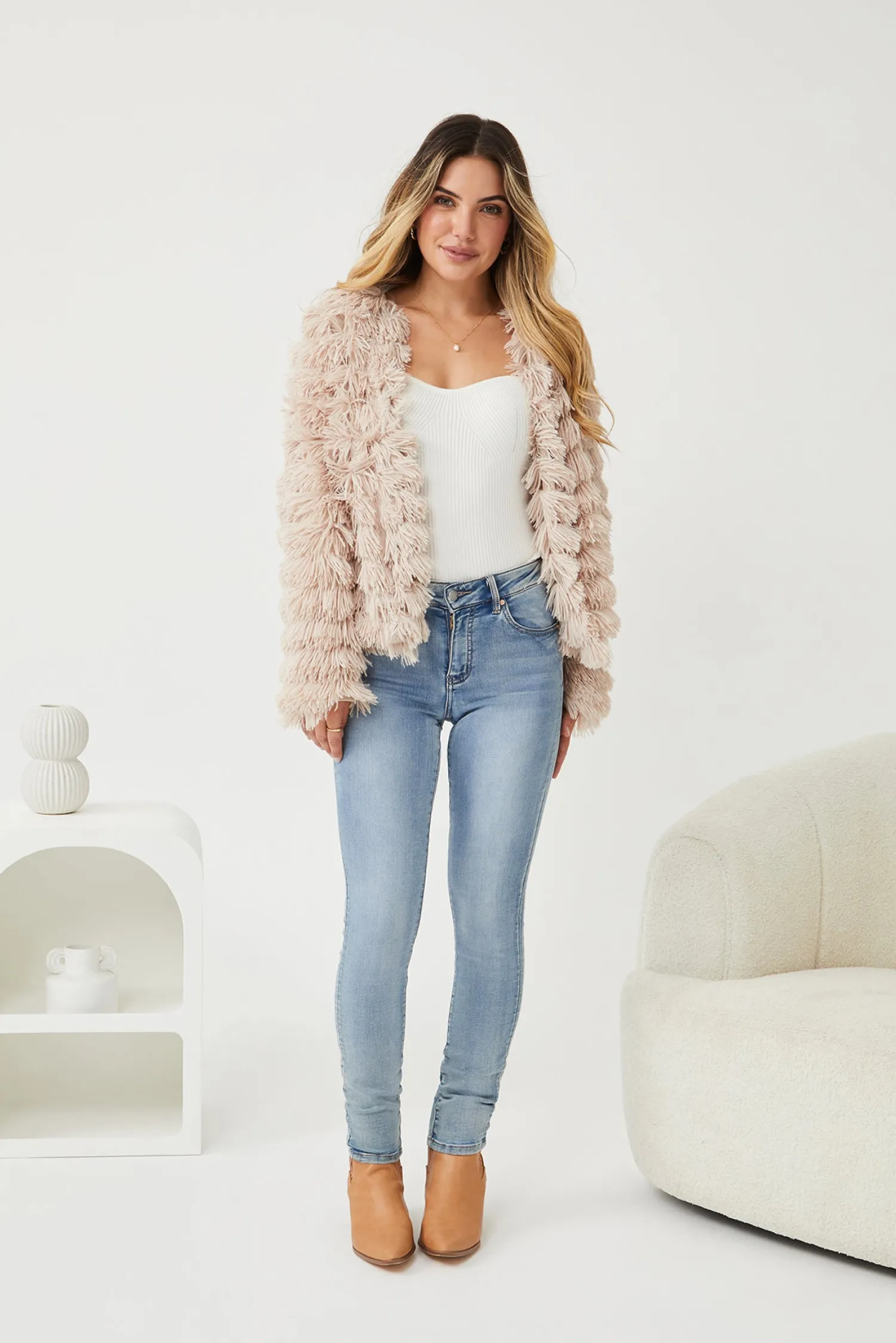 Outlet Ophelle Jacket - Beige Jacket & Coats|Jackets & Coats
