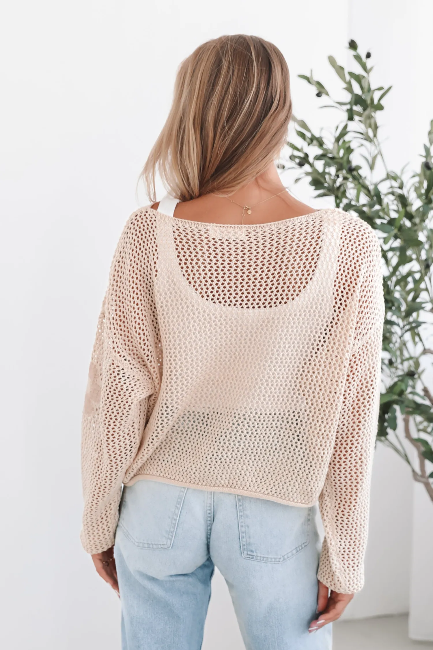 Best Pacino Knit Top - Oat Jumpers|Jumpers
