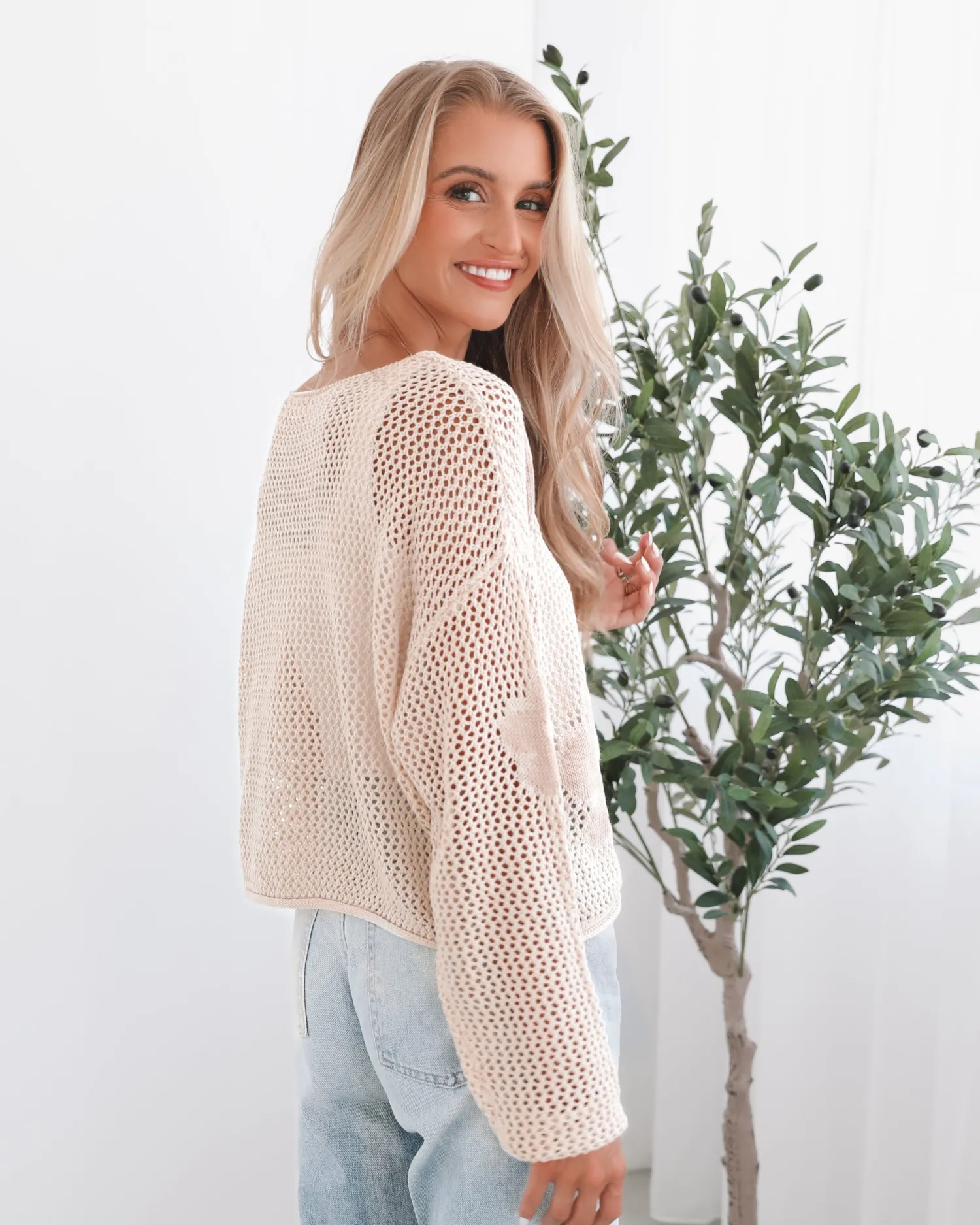 Best Pacino Knit Top - Oat Jumpers|Jumpers