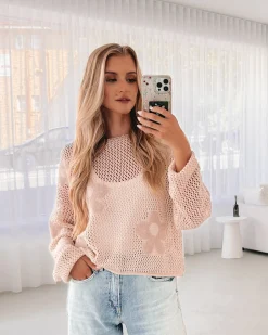 Best Pacino Knit Top - Oat Jumpers|Jumpers