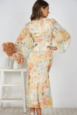 Online Pamelia Dress - Floral Print Lace Dresses|Floral Dresses