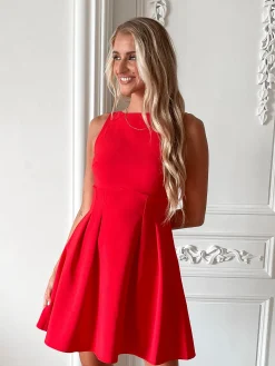 Sale Petronia Dress - Red Mini Dresses|Valentine'S Day Dresses