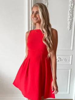 Sale Petronia Dress - Red Mini Dresses|Valentine'S Day Dresses