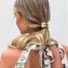 Clearance Pollie Hair Tie - Gold Hair Accessories|Accessories