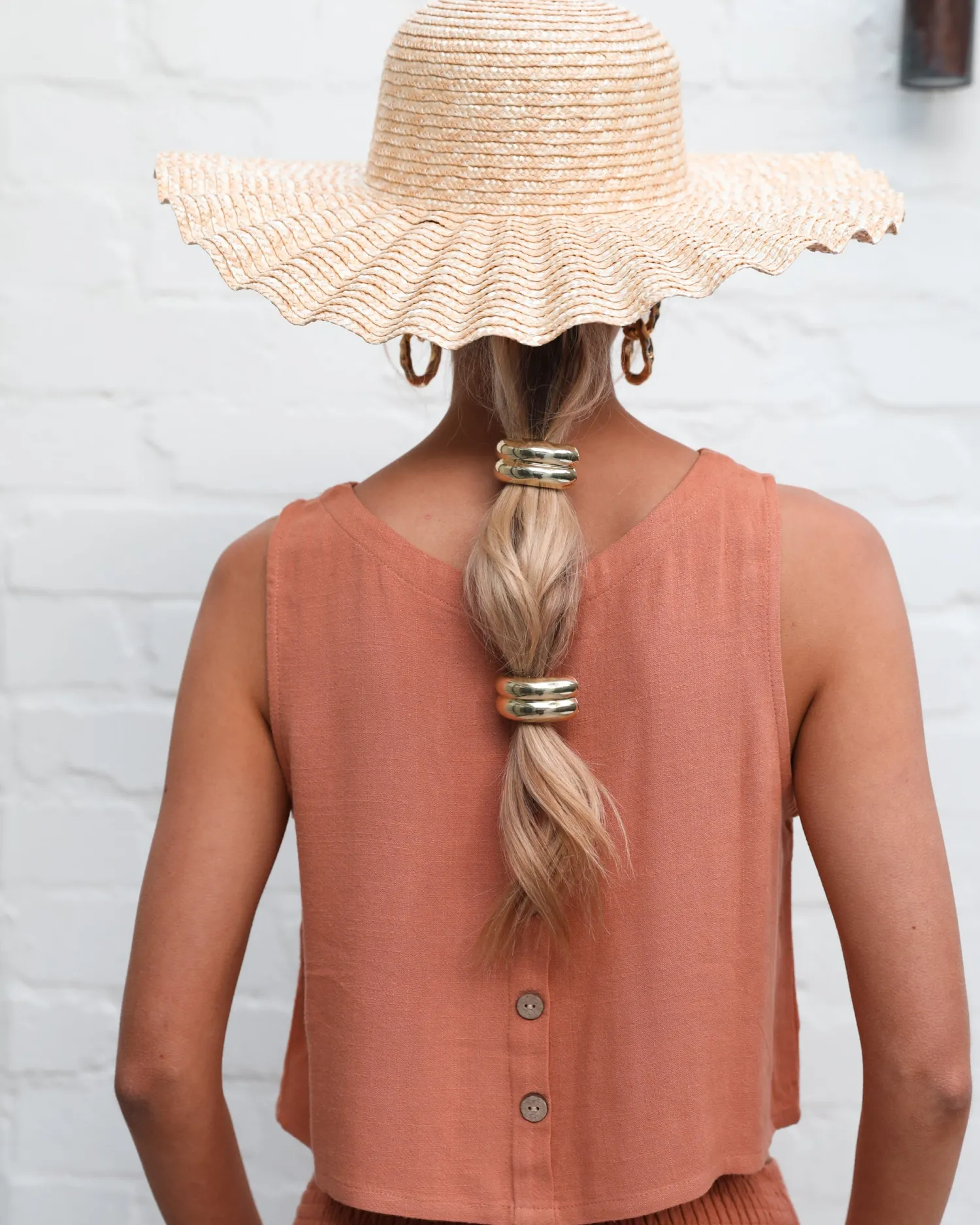 Clearance Pollie Hair Tie - Gold Hair Accessories|Accessories