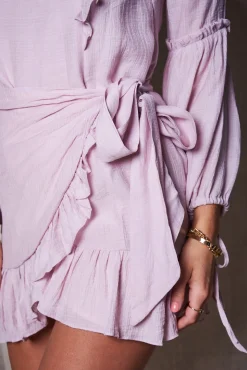 Hot Rara Dress - Blush Cut Out Dresses|Long Sleeve Dresses