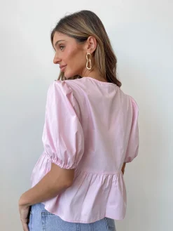 Clearance Rayanna Top - Pink Casual Tops|Tops