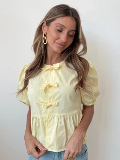New Rayanna Top - Yellow Casual Tops|Tops