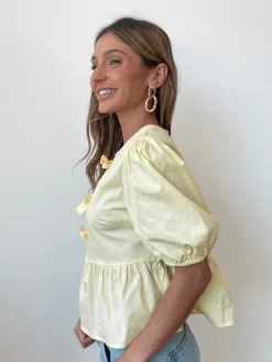 New Rayanna Top - Yellow Casual Tops|Tops