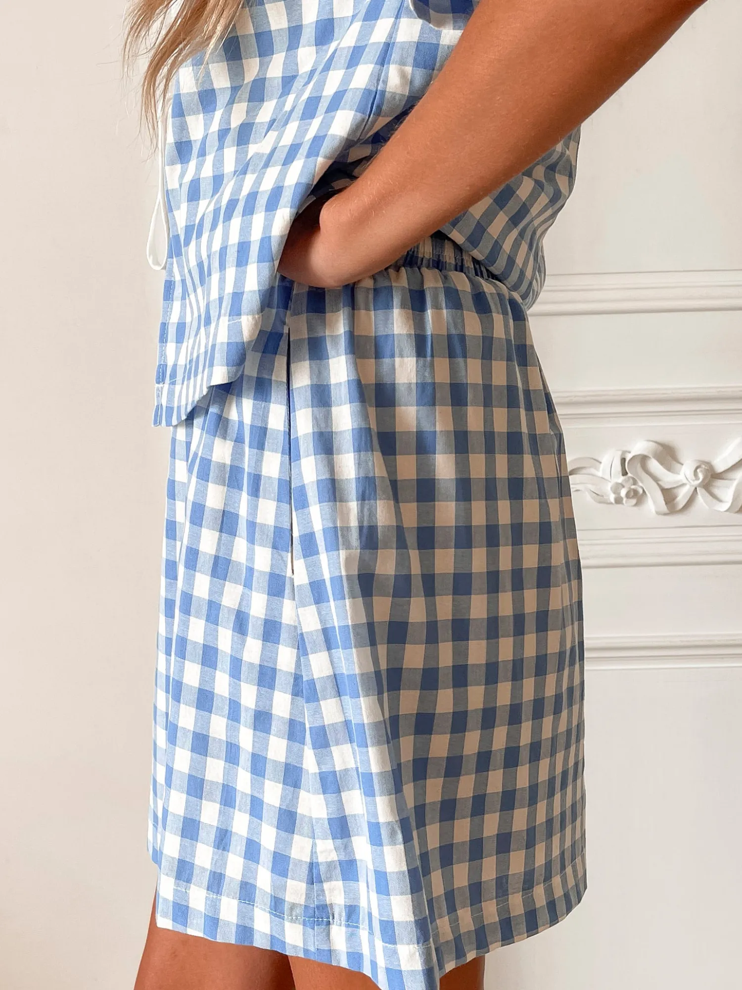 Best Revan Skirt - Blue Check Skirts|Sets