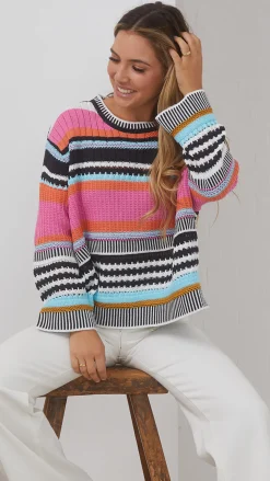 Clearance Roberta Knit - Multi Jumpers|Jumpers
