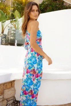 Online Robyna Dress - Multi Floral Floral Dresses|One Shoulder Dresses