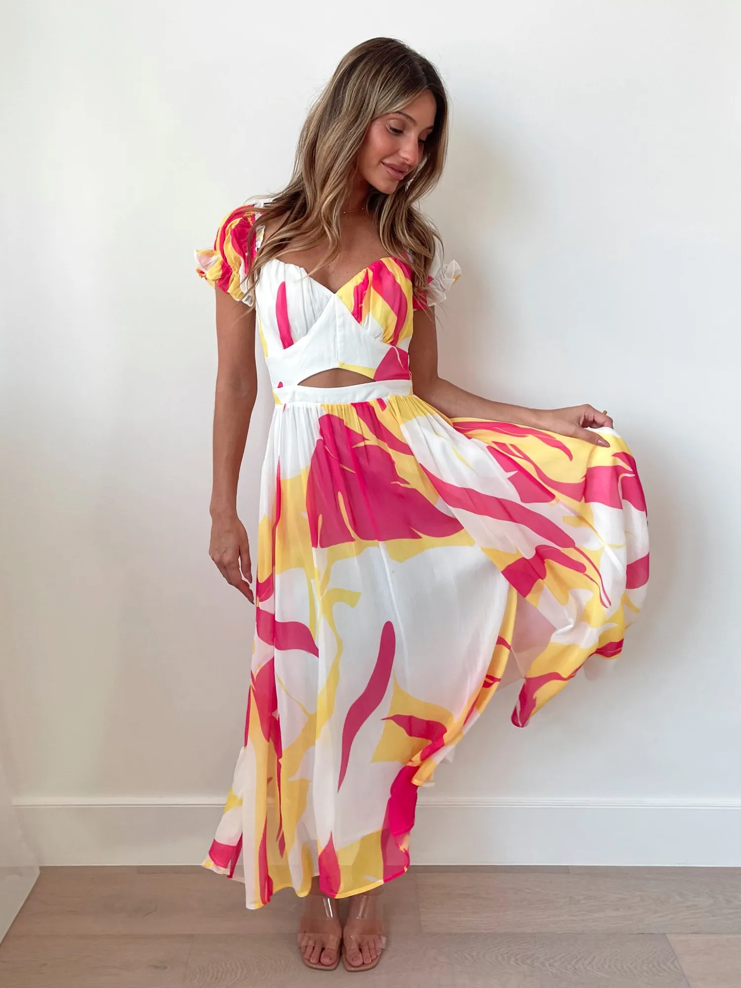 Clearance Rollene Dress - Multi Cut Out Dresses|Maxi Dresses