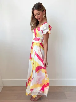 Clearance Rollene Dress - Multi Cut Out Dresses|Maxi Dresses
