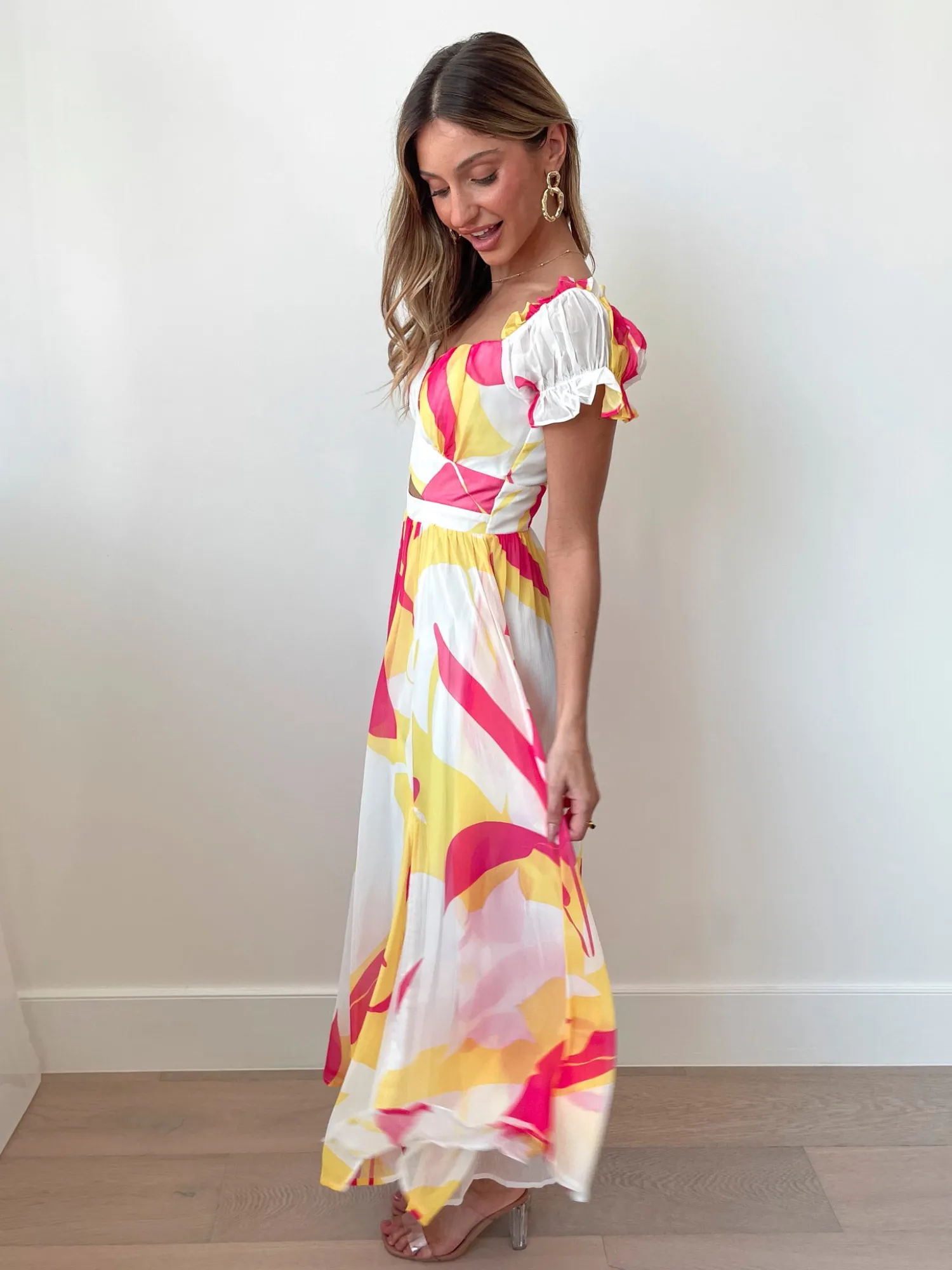 Clearance Rollene Dress - Multi Cut Out Dresses|Maxi Dresses