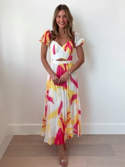 Clearance Rollene Dress - Multi Cut Out Dresses|Maxi Dresses