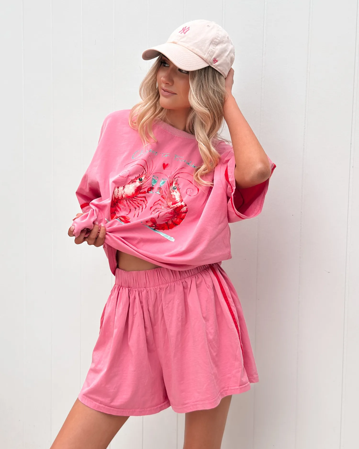 Discount Roswell Shorts - Pink Stripe Sets|Shorts