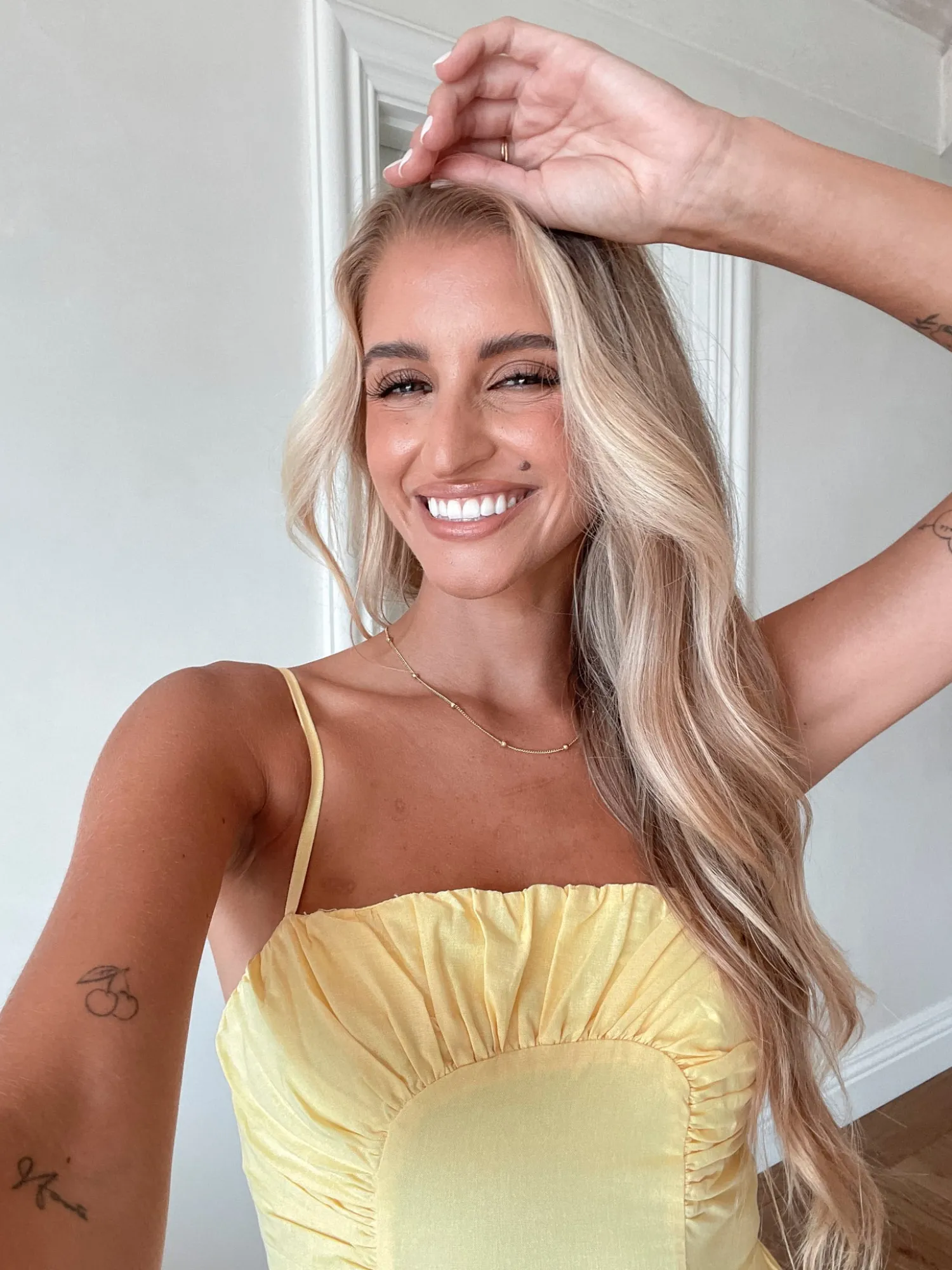 Sale Rozetta Dress - Yellow Linen Dresses|Maxi Dresses