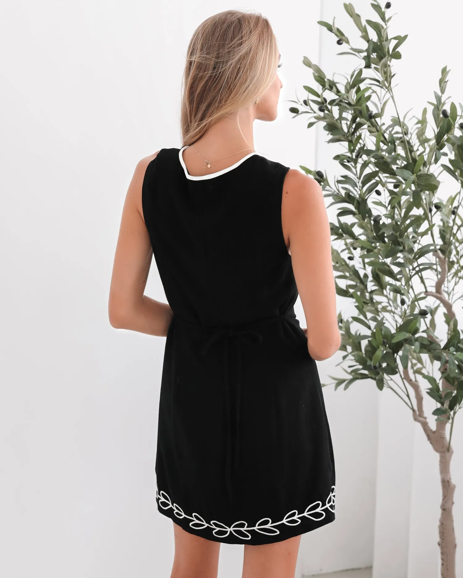 Sale Shaleena Dress - Black Print Linen Dresses|Shift Dresses