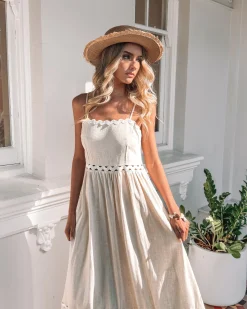 Discount Shameeka Dress - Cream Print Lace Dresses|Maternity Dresses