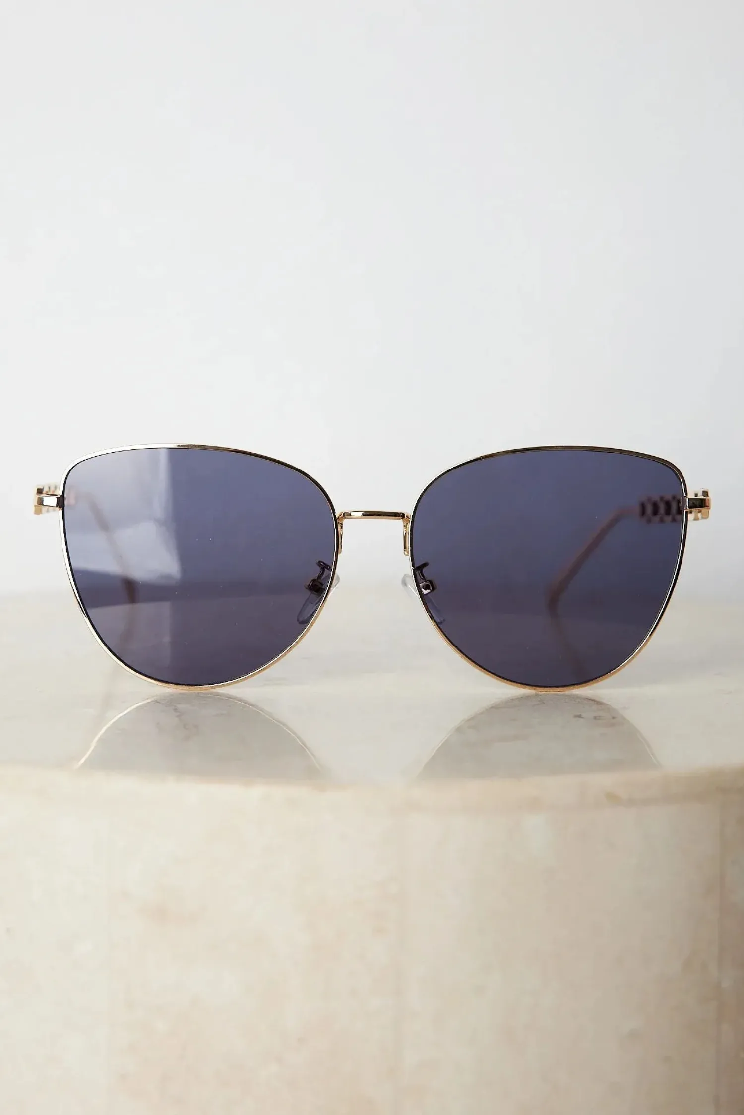 Hot Shay | Gold Accessories|Sunglasses