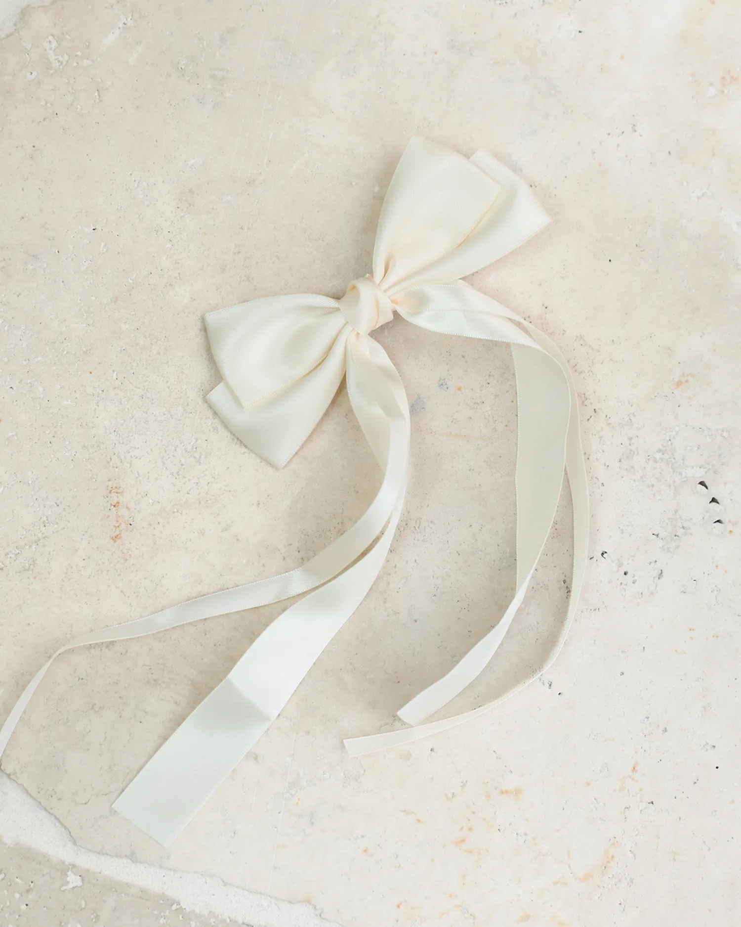 Sale Sheia Hair Bow - Beige Accessories|Hair Accessories