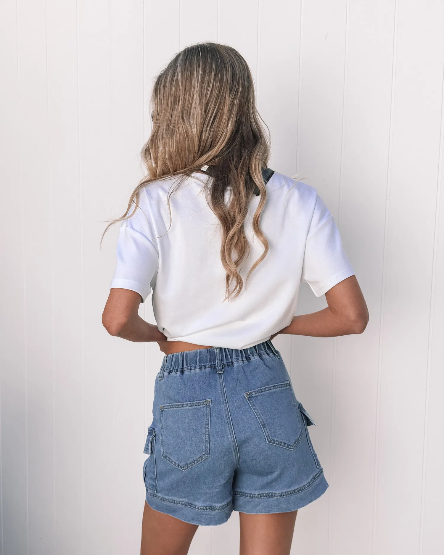New Sheiba Shorts - Light Denim Shorts|Bottoms