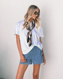 New Sheiba Shorts - Light Denim Shorts|Bottoms
