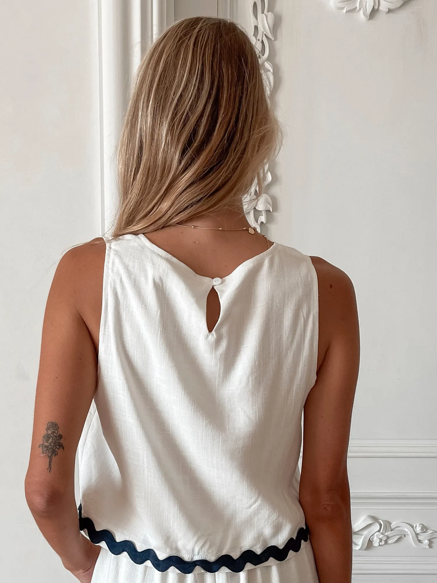 Online Solara Top - White Multi Casual Tops|Crop Tops