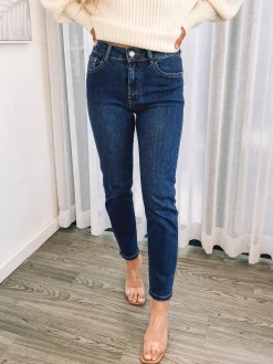 Hot Thalira Jeans - Dark Blue Jeans|Bottoms