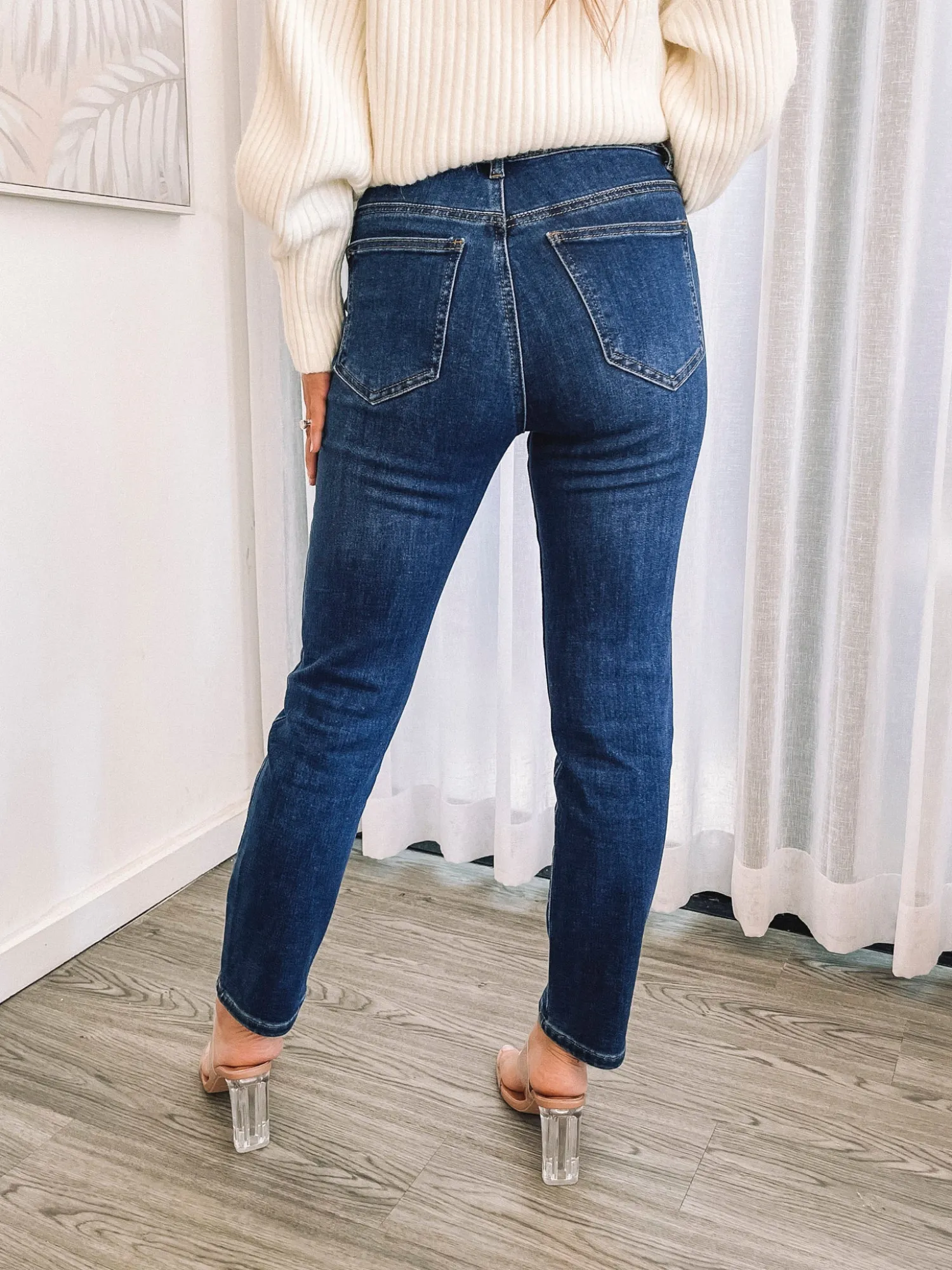 Hot Thalira Jeans - Dark Blue Jeans|Bottoms