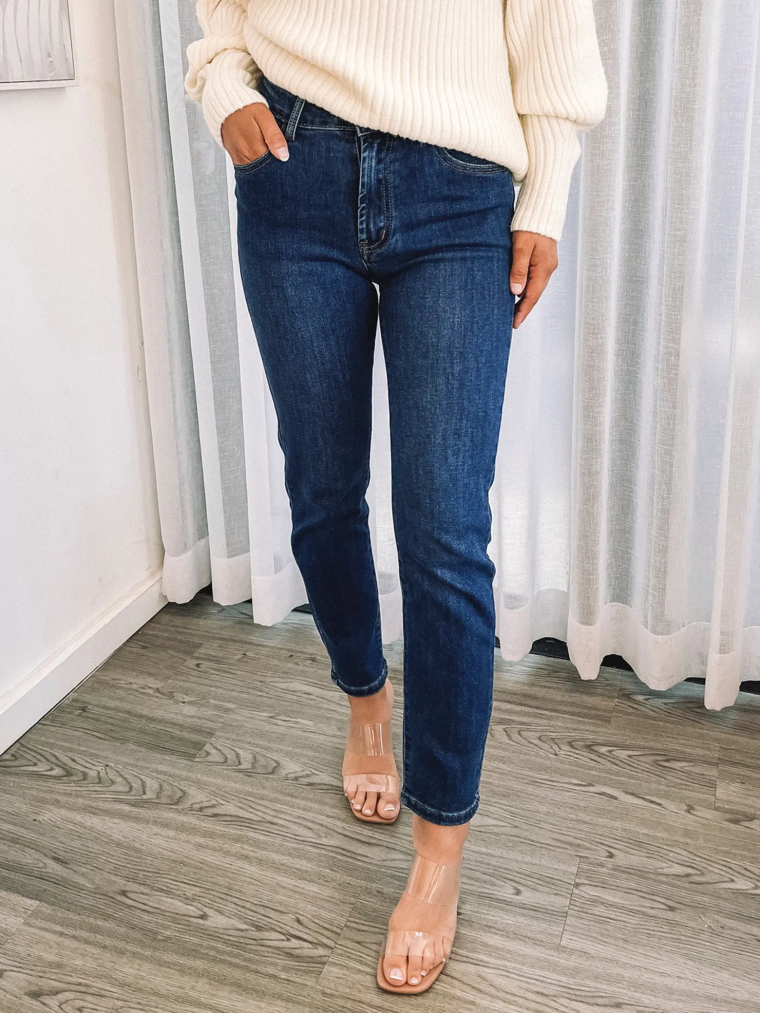 Hot Thalira Jeans - Dark Blue Jeans|Bottoms