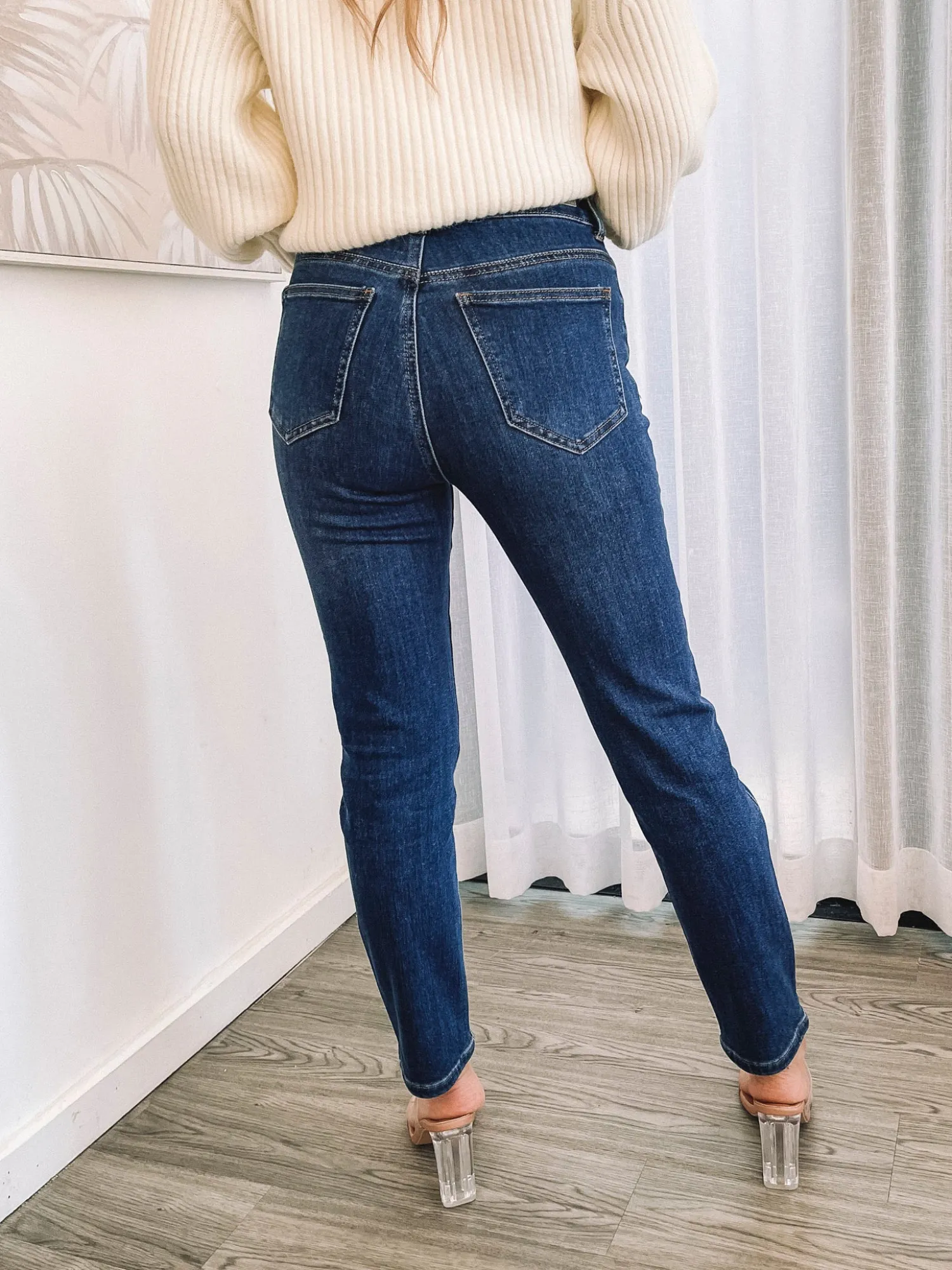 Hot Thalira Jeans - Dark Blue Jeans|Bottoms