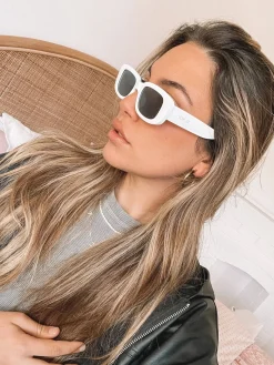 New Thea | White Accessories|Sunglasses
