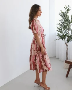 Clearance Theia Dress - Multi Print Shirt Dresses|Curve Dresses