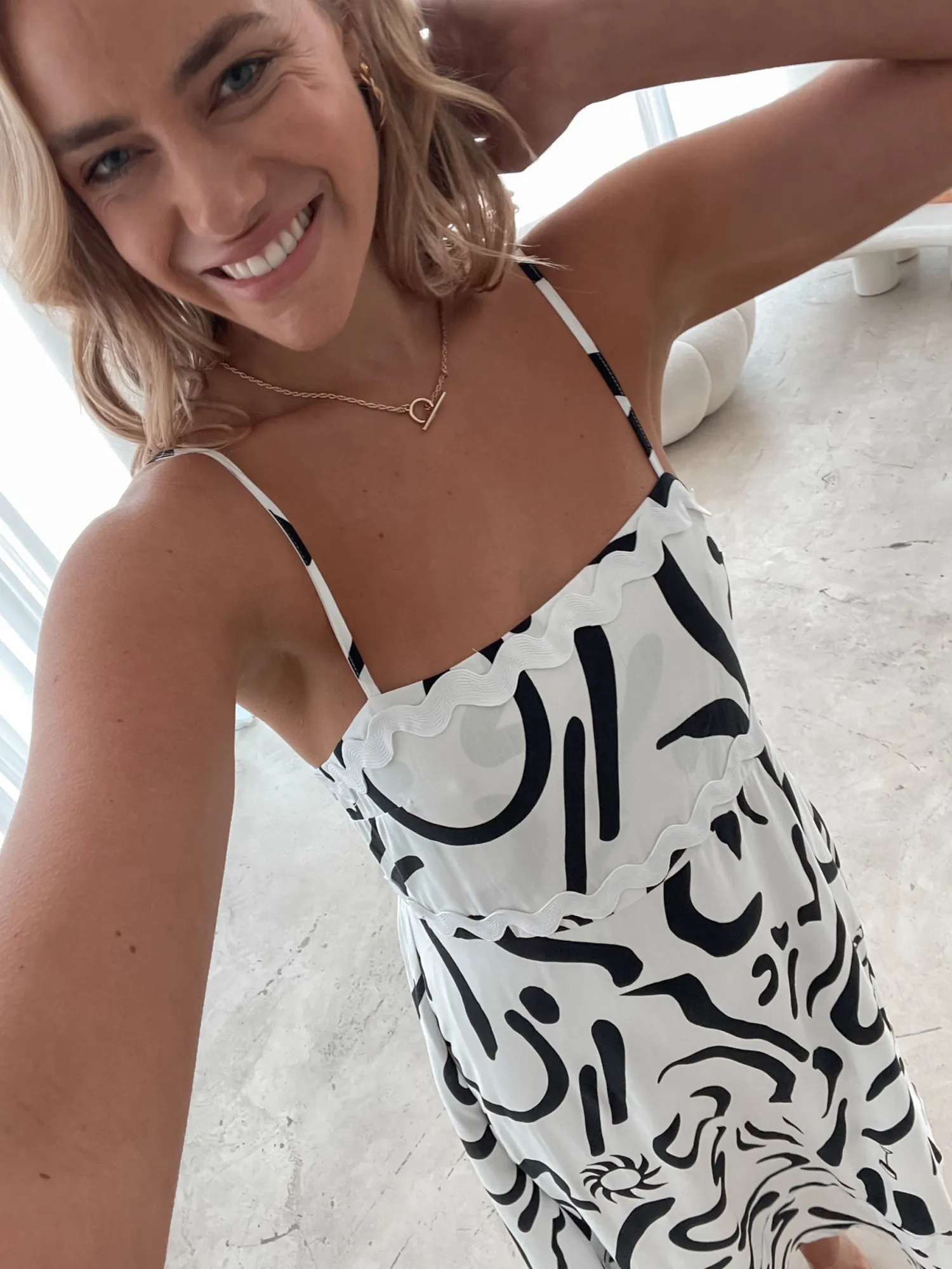 Theophilia Dress - White Print Curve Dresses|Maternity Dresses