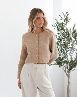 Outlet Valdivia Jacket - Mocha Jacket & Coats|Jackets & Coats