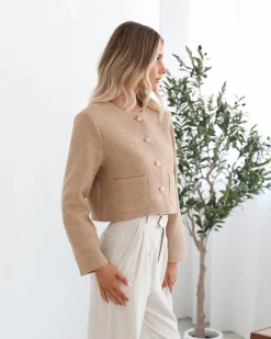Outlet Valdivia Jacket - Mocha Jacket & Coats|Jackets & Coats