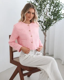 Outlet Valdivia Jacket - Pink Jacket & Coats|Jackets & Coats