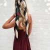 Outlet Varena Head Scarf - Cream Multi Accessories|Hair Accessories