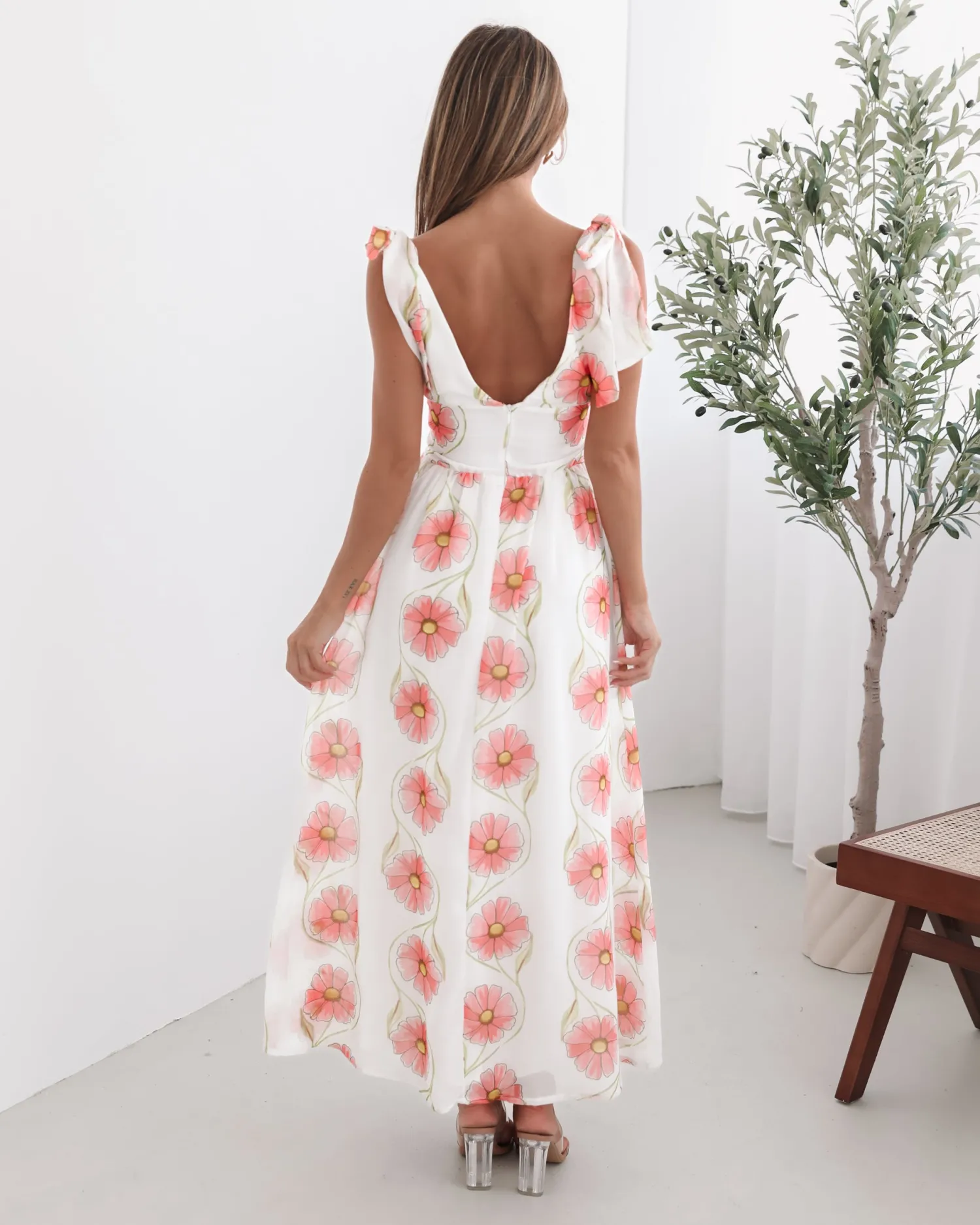 Best Vivia Dress - White Floral Floral Dresses|Maternity Dresses