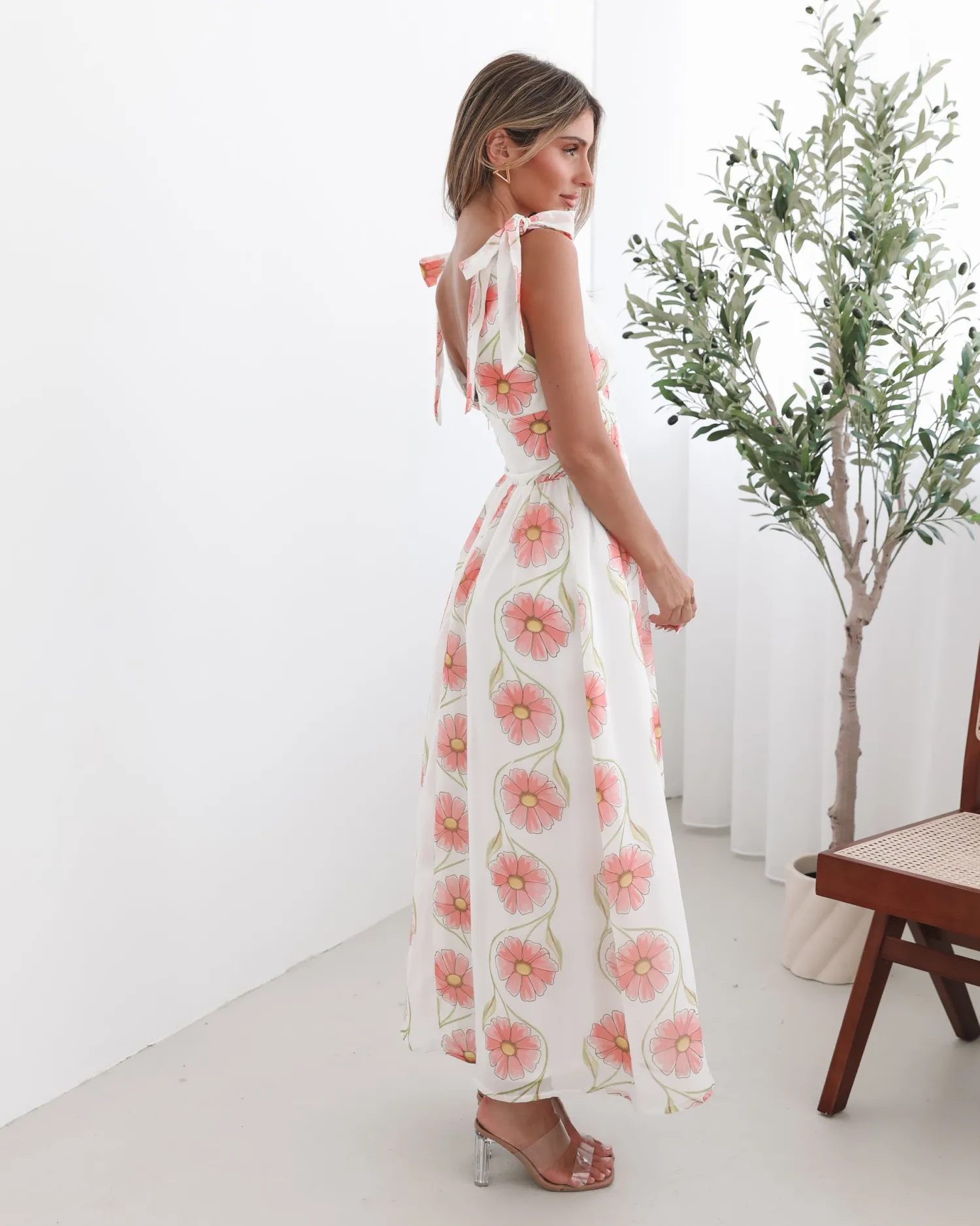 Best Vivia Dress - White Floral Floral Dresses|Maternity Dresses
