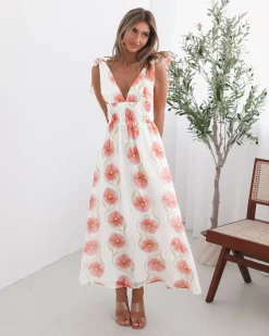 Best Vivia Dress - White Floral Floral Dresses|Maternity Dresses