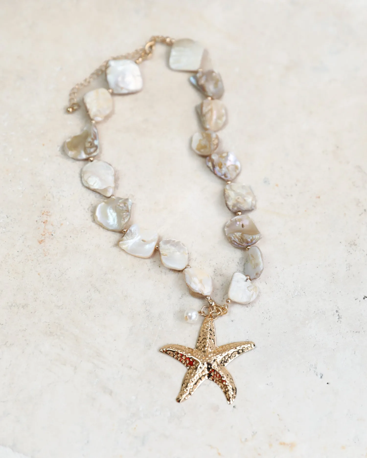Sale Weslyn Shell Necklace - Gold Jewellery|Accessories