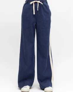 Sale Zanea Denim Jeans - Blue Stripe Jeans|Bottoms
