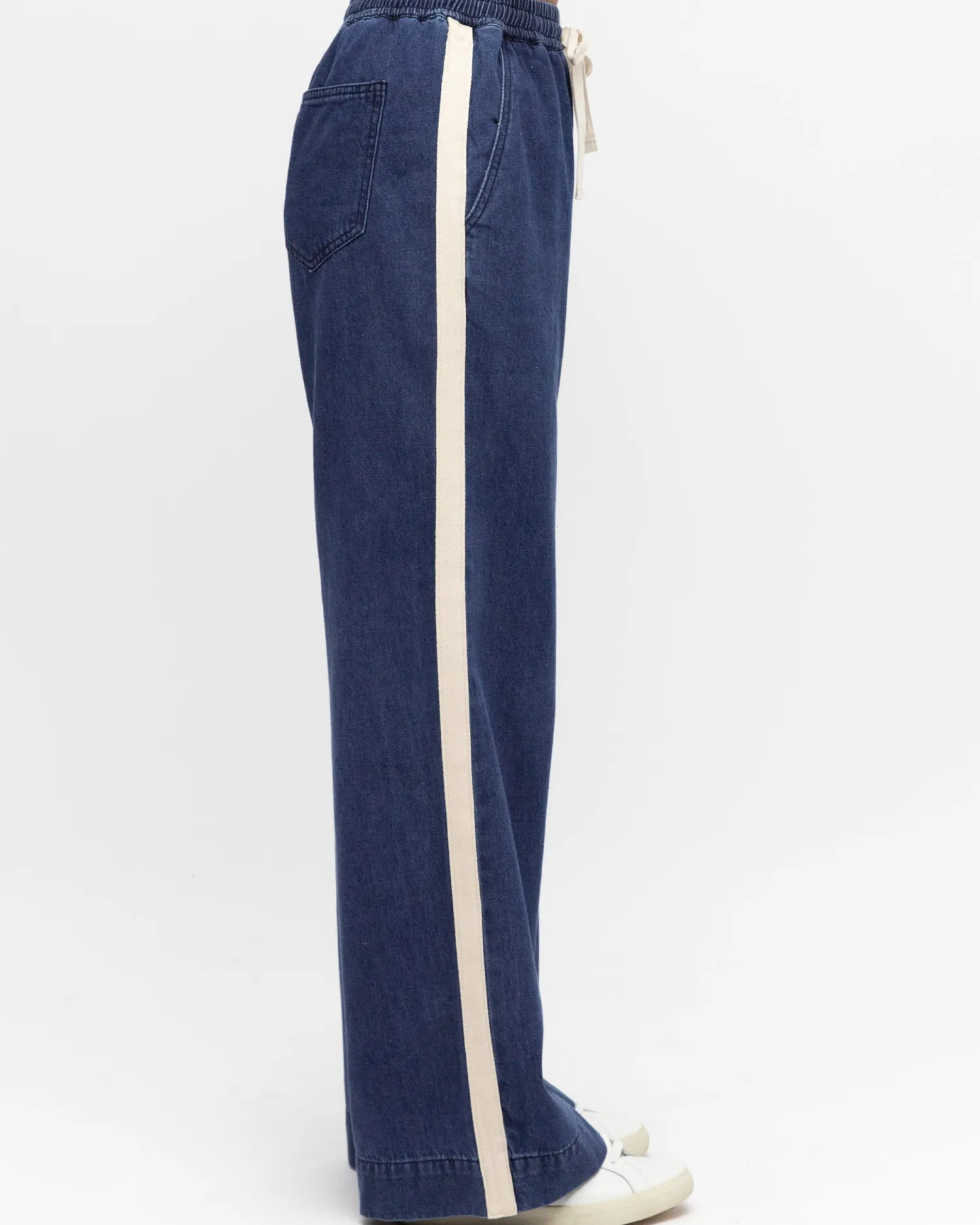 Sale Zanea Denim Jeans - Blue Stripe Jeans|Bottoms